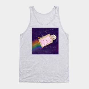 Aziraphale on a Pop Tart (Nyanziraphale) Tank Top